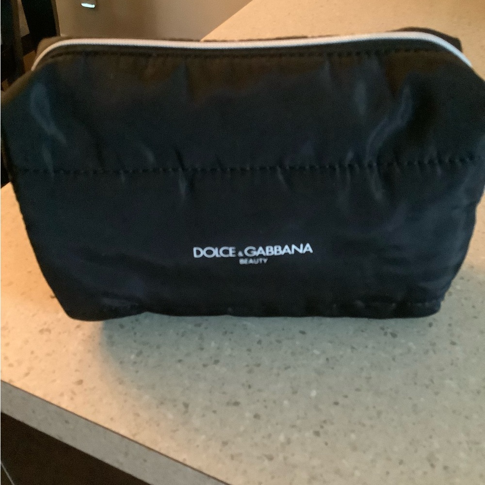 FIRM PRICE Dolce & Gabbana Black Cosmetic Bag NEW